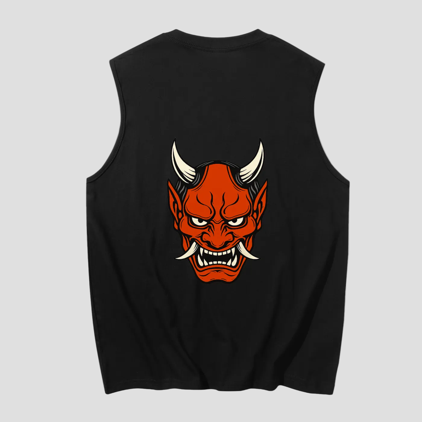 Oni Mask Cotton Tank Top