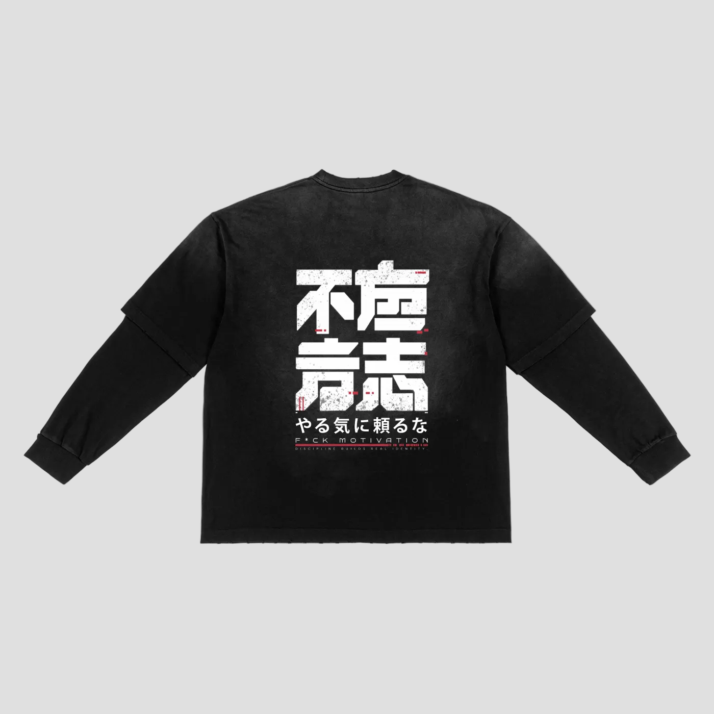Sunfade Two-Piece Oversized Kanji Shirt