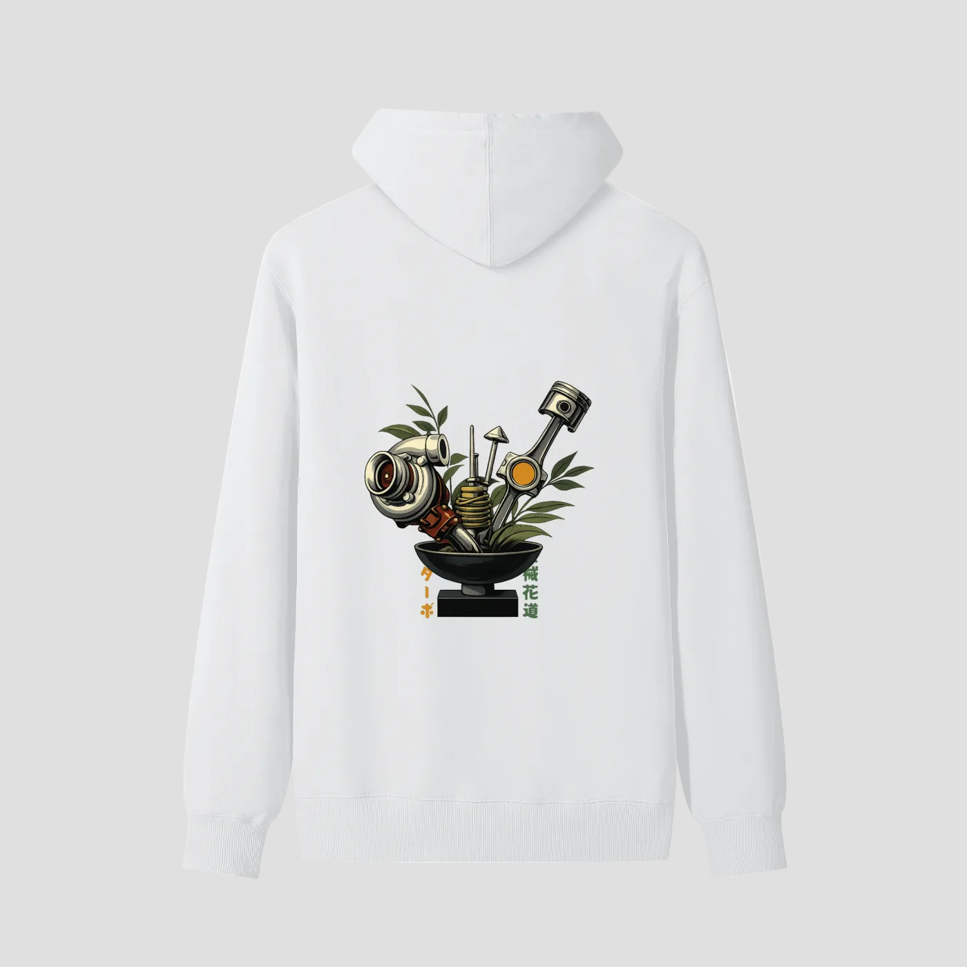 Ikebana Cotton Hoodie