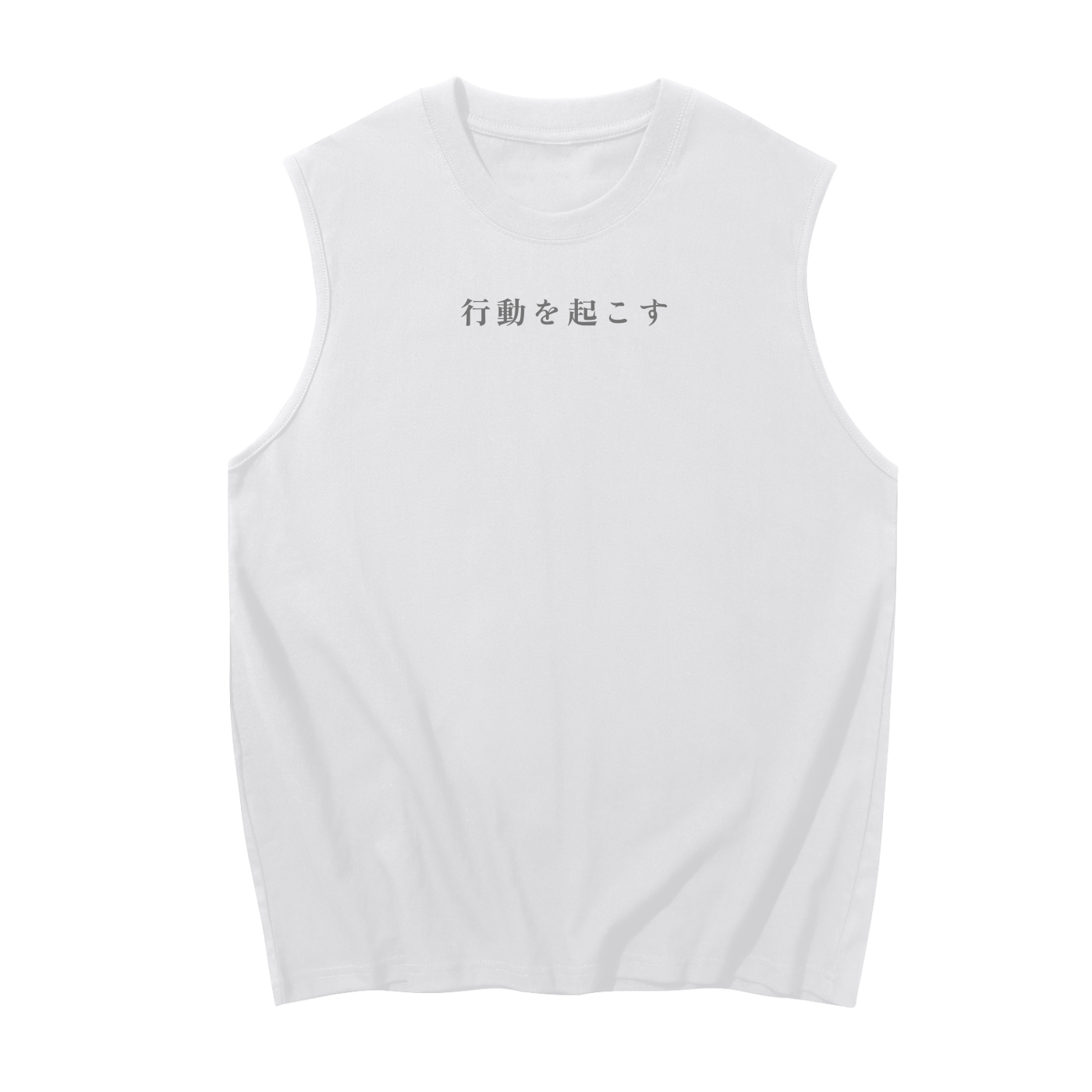Anime Face Cotton Tank Top