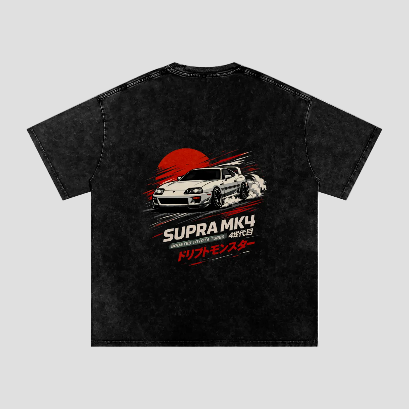 Vintage Washed Oversized Supra Tee