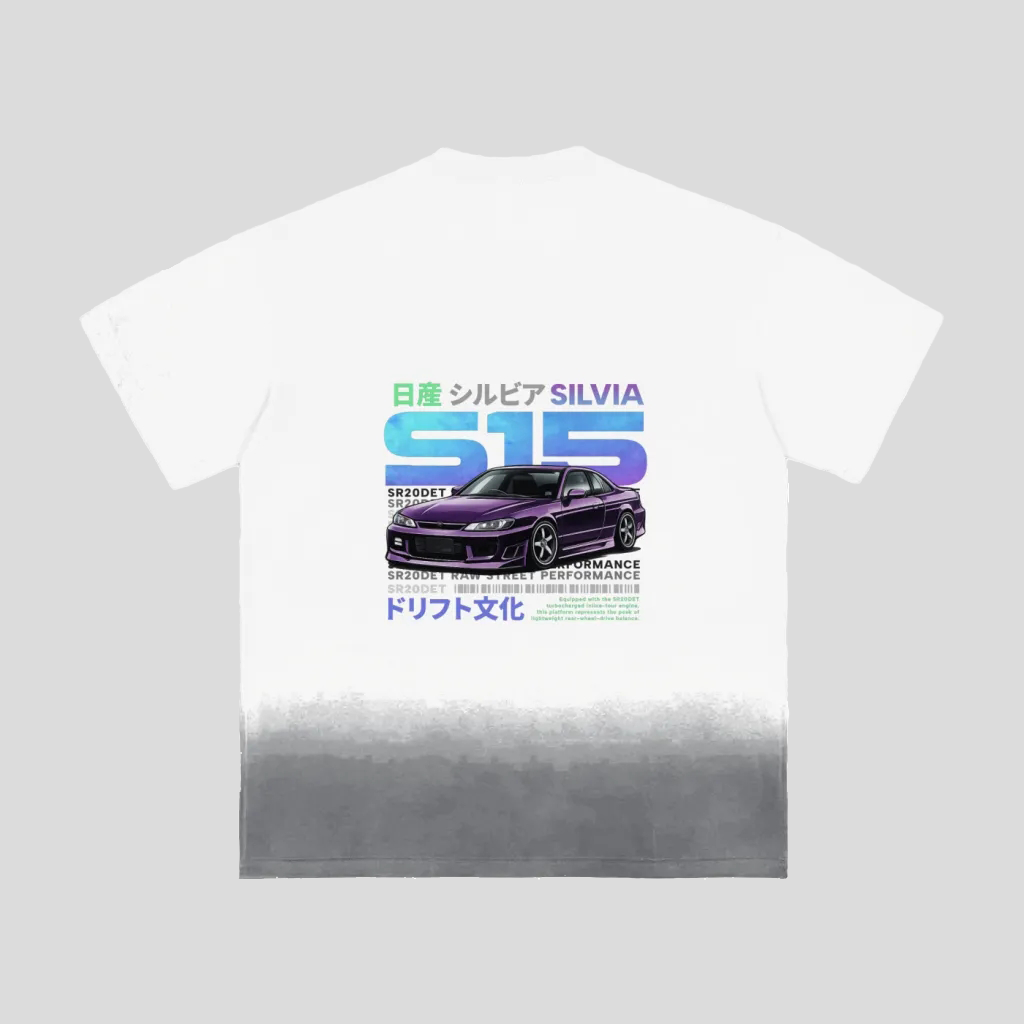 Sunfade Vintage Washed Silvia S15 Tee