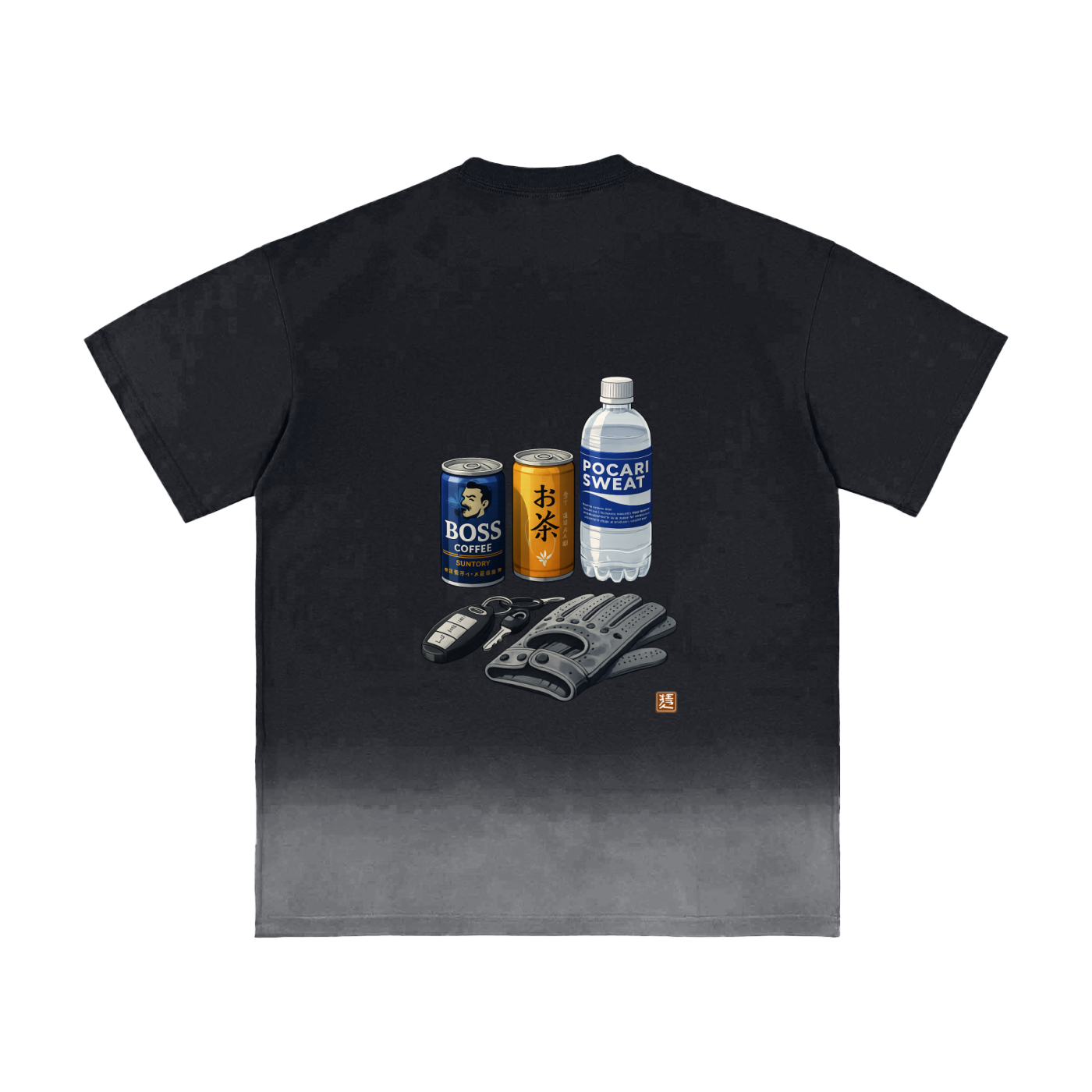 Sunfade Vintage Washed Boss Coffee Tee