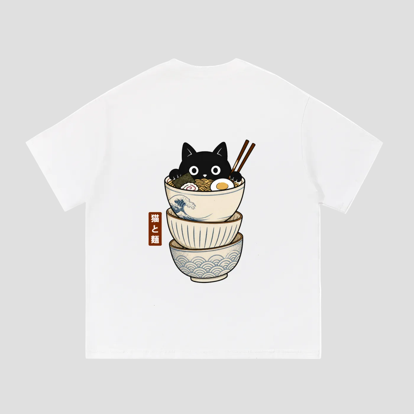 Noodle Cat Heavyweight Cotton Tee