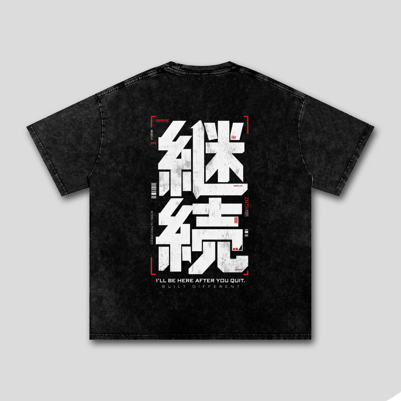 Vintage Washed Oversized Keizoku Tee