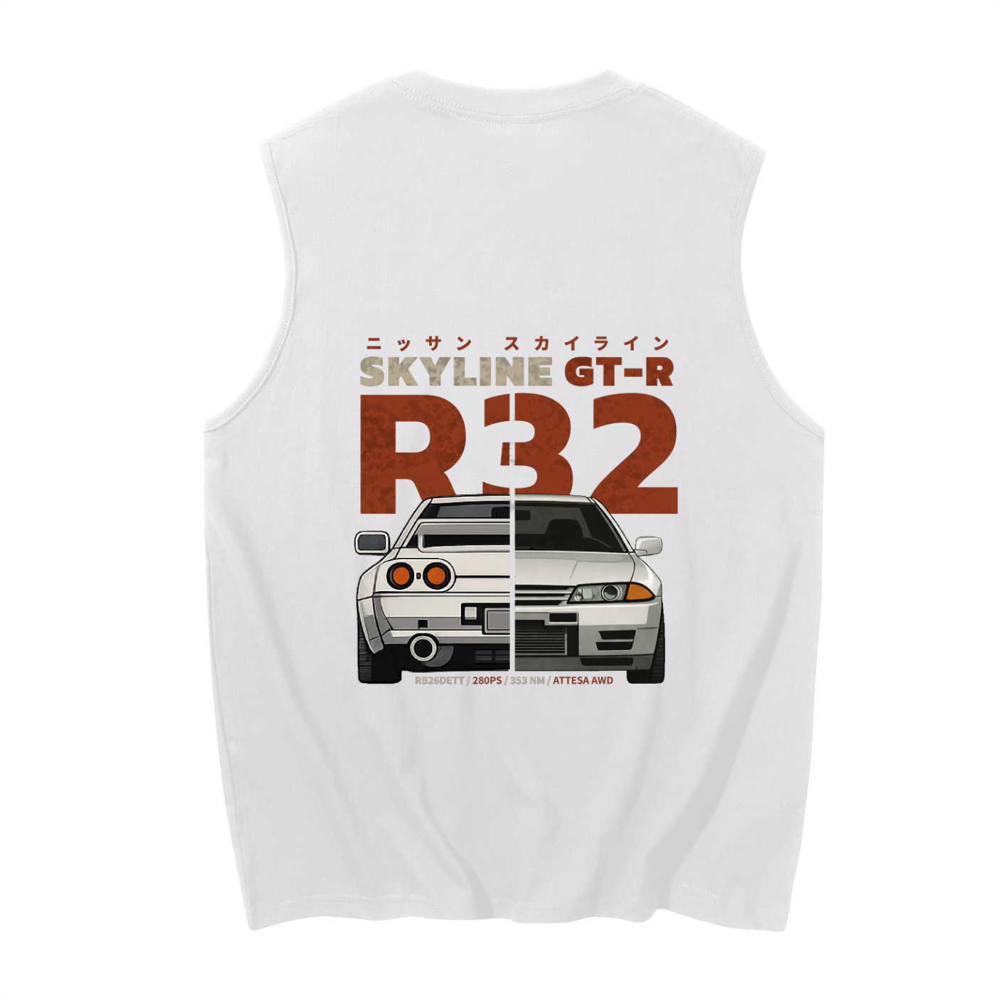 Skyline R32 Cotton Tank Top