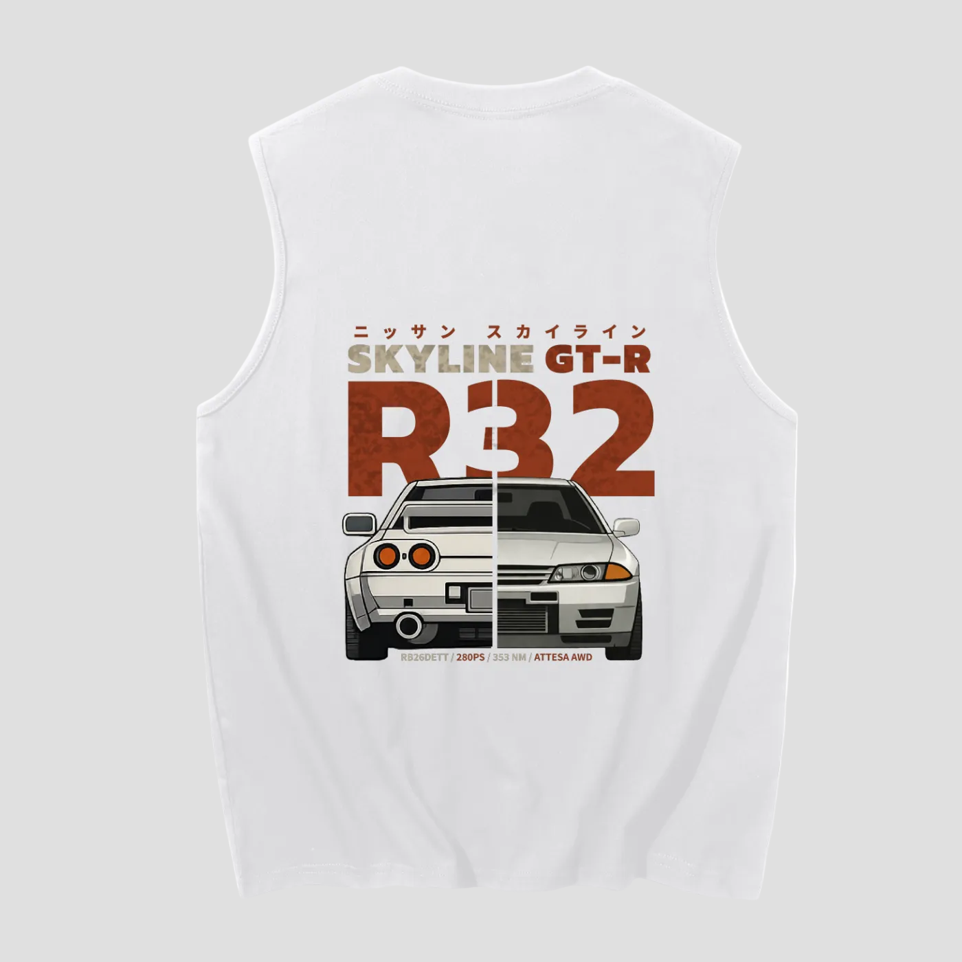 Skyline R32 Cotton Tank Top
