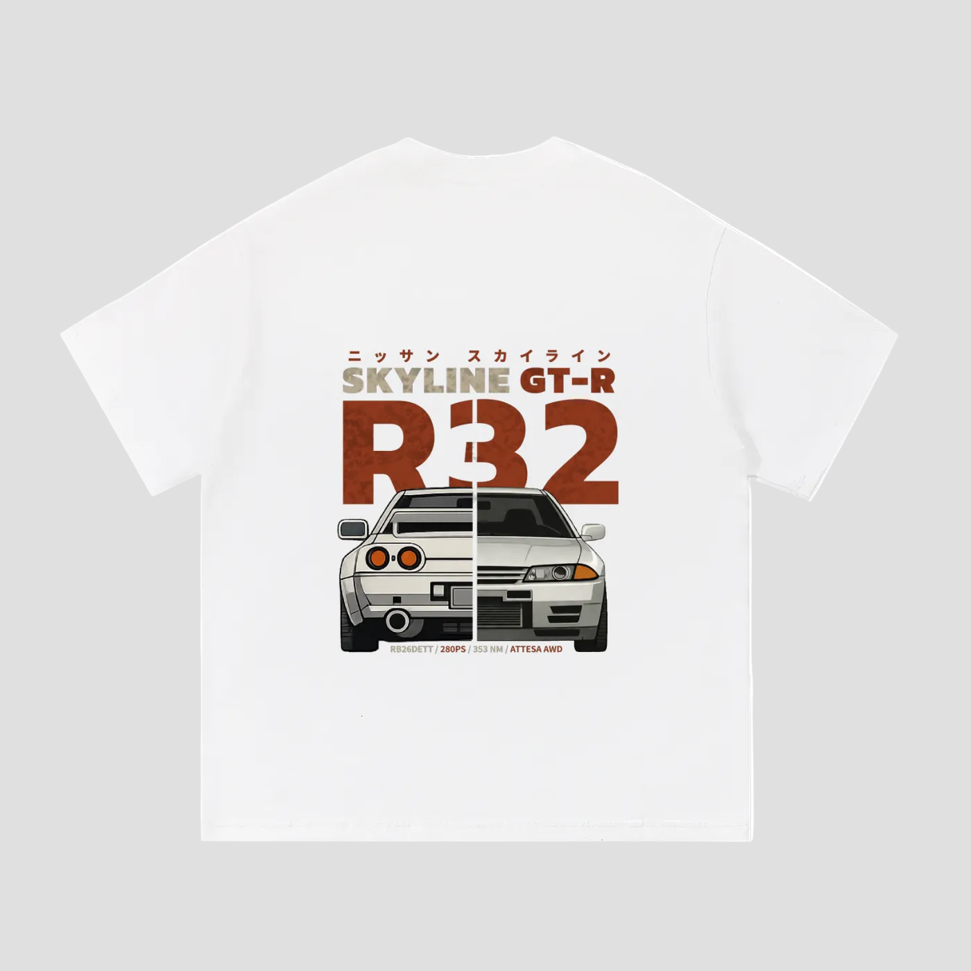 Skyline R32 Heavyweight Cotton Tee