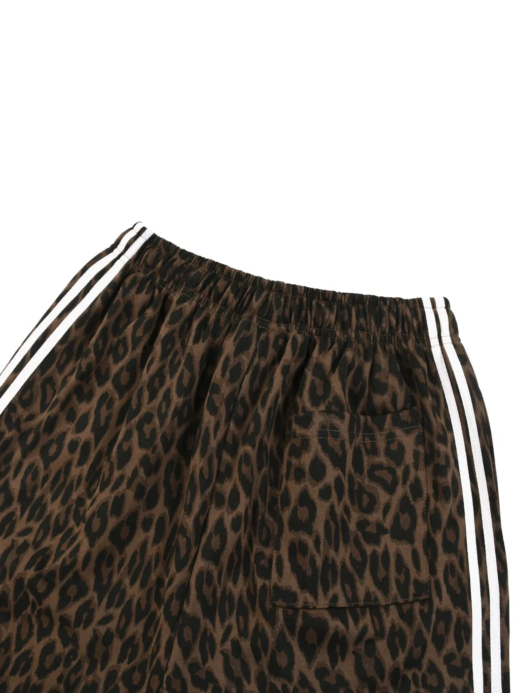 Shorts leopardo de alto gramaje con cordón